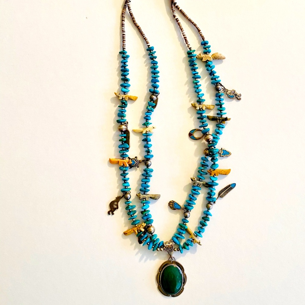 Turquoise sterling silver Necklace